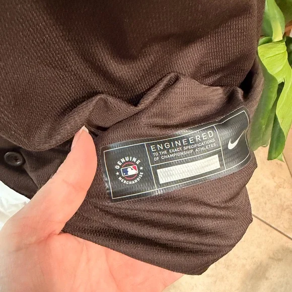 Nike San Diego Padres Fernando Tatis Jr Jersey Brown Men’s Small - Picture 2 of 4